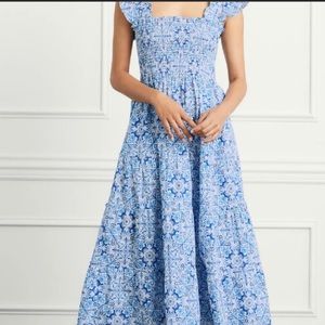 The Ellie Nap Dress in Blue Mosaic, Small